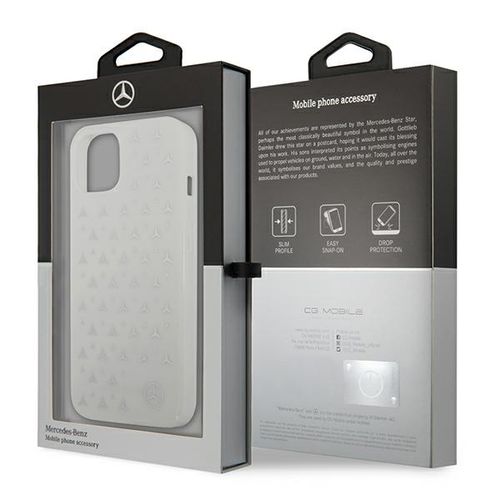 Etui Mercedes do iPhone 15, iPhone 14, iPhone 13, Biały na Arena.pl