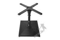 NOGA STOŁU G11 - NISKA Z KRZYŻAKIEM KWADRATOWA STOPNIOWANA  PODSTAWA STÓŁ ŻELIWNA