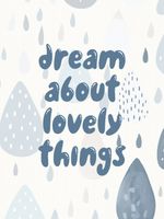 Plakat 60x80cm Wzory dla Dzieci, Dziewczynki i Chłopca - Dream