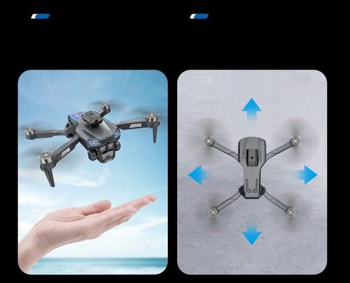DRON Z KAMERĄ S183 PILOT HEADLESS 3 KAMERY UNIKANIE PRZESZKÓD 3 BATERIE na Arena.pl