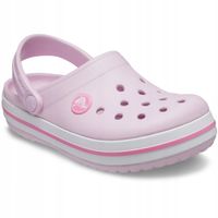 Crocs klapki dziecięce tworzywo sztuczne różowy rozmiar 32,5
