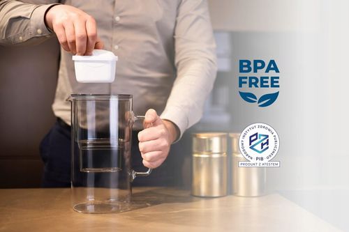 DZBANEK SZKLANY WESSPER D2 BOROSILICATE 3l + 1x FILTR WKŁAD WODY na Arena.pl