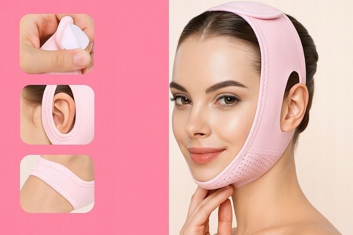 OPASKA LIFTINGUJĄCA MODELUJĄCA DO TWARZY POPRAWIAJĄCA OWAL PODBRÓDEK zdjęcie 5