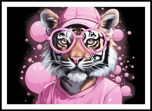 Plakat 84x59,5cm Ludzki Tygrys na Arena.pl