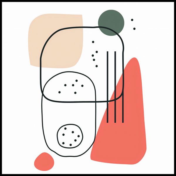 Plakat 90x90cm Przestrzenność zdjęcie 2