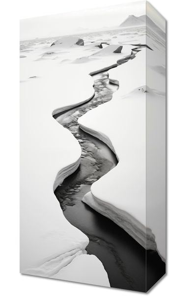Obraz 20x40cm Szczeliny Mrozu zdjęcie 1