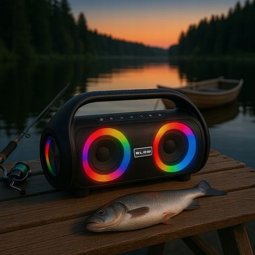 GŁOŚNIK BLUETOOTH PRZENOŚNY BEZPRZEWODOWY WODOODPORNY IPX5 RADIO FM na Arena.pl