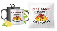 Dla Przewoźnika Zestaw Kubek Magiczny + Poduszka Z Nadrukiem Ze Zdjęciem