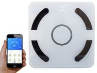 ANALITYCZNA WAGA ŁAZIENKOWA BLUETOOTH 180KG SZKŁO