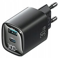 Ładowarka sieciowa 30W GaN USB-C/USB-A Fast Charging XC Series czarna