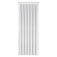 Firana Loreta 80x270 biała aplikacja flex troczek