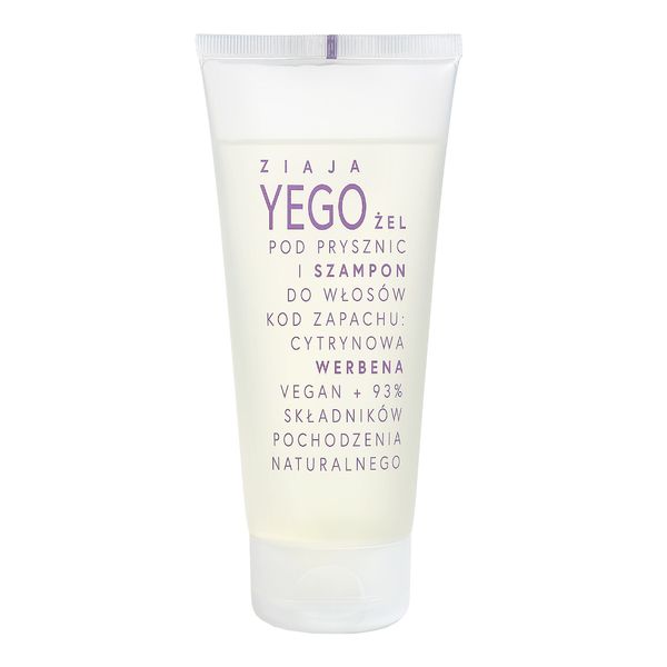 Ziaja Yego Żel pod prysznic i szampon do włosów kod zapachu: cytrynowa werbena, 200ml zdjęcie 1