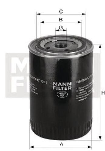 FILTR OLEJU MANN-FILTER na Arena.pl