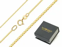 Złoty Łańcuszek KOSTKA VENEZIANA 45cm p585 prezent