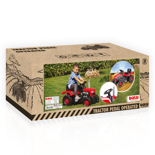 DOLU traktor na pedaly czerwony 8050 80509 na Arena.pl