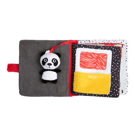 CANPOL 68/088 Sensoryczna książeczka manipulacyjna BabiesBoo Panda zdjęcie 4