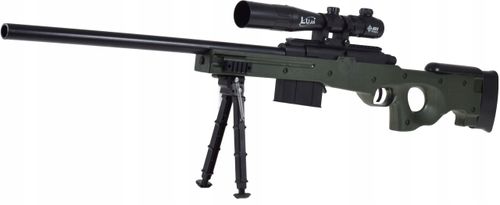 WIELKI KARABIN IMPONUJĄCY DESIGN AUTOMAT 2W1 REALISTYCZNY CELNY ZESTAW na Arena.pl