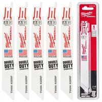 Brzeszczoty do piły szablastej do metalu Milwaukee Thin kerf 150/1,4mm