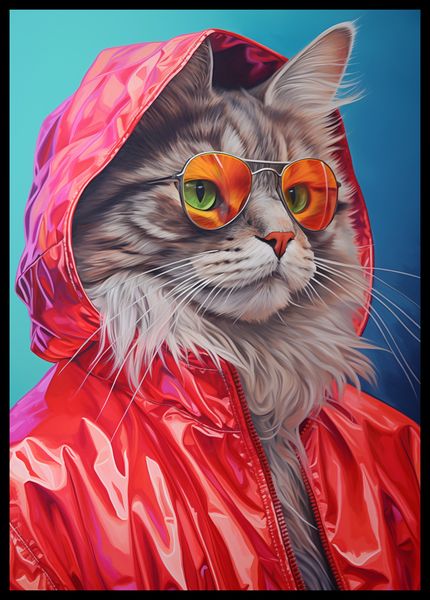 Plakat 42x59,4cm Kot w Stylu zdjęcie 2