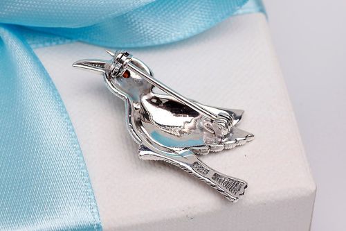 Srebrna broszka RDM3239 - Markazyty na Arena.pl