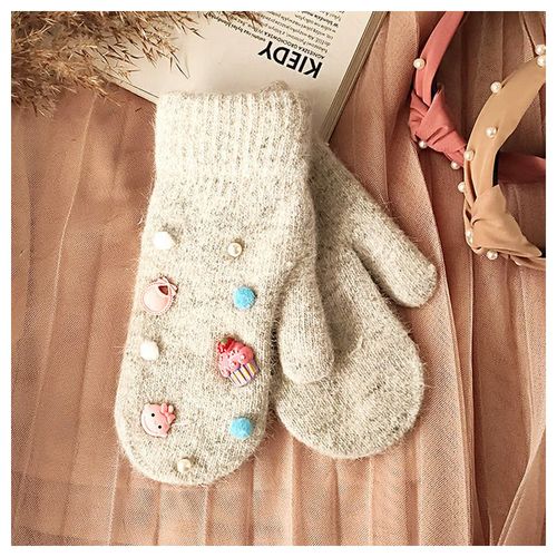 rękawiczki cute rek113 szarość na Arena.pl