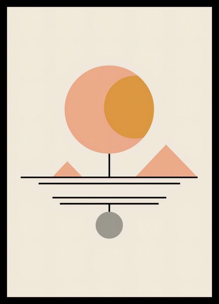 Plakat 29,7x42cm Geometryczna Utopia zdjęcie 2