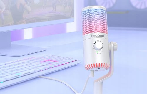 Mikrofon MAONO DM30RGB (biały) na Arena.pl