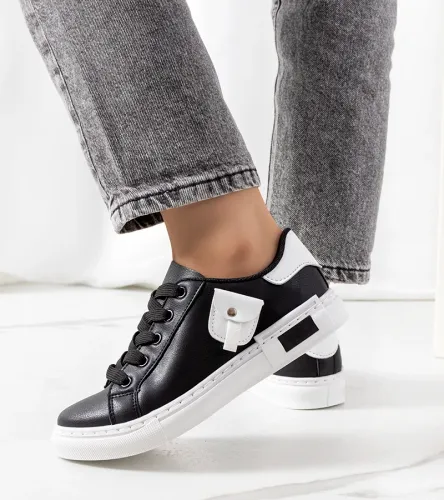 Czarne sneakersy damskie Frame 36 na Arena.pl