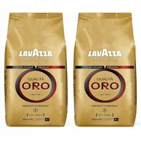 2x Kawa ziarnista arabica Lavazza Qualita Oro 1 kg 1000g