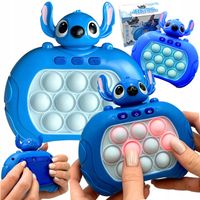GRA ZRĘCZNOŚCIOWA STITCH POP IT ANTYSTRESOWA ELEKTRYCZNA STICH NIEBIESKI