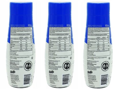 3x SYROP KONCENTRAT PEPSI COLA DO SATURATORA SODASTREAM 9L NAPOJU z 440ml na Arena.pl