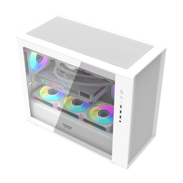 obudowa komputerowa darkflash db460m (biała) zdjęcie 3