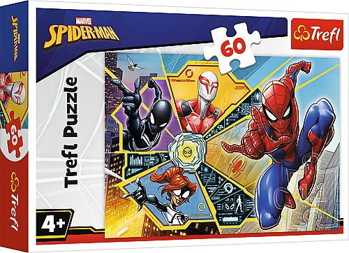 TREFL 17372 Puzzle 60 W sieci Disney Spiderman na Arena.pl
