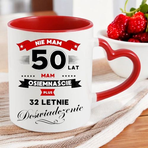 KUBEK ŚMIESZNY PREZENT NA 50 URODZINY DLA KOBIETY ŻONY MAMY na Arena.pl