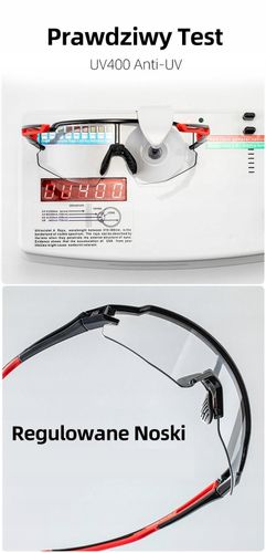 Rowerowe Okulary PRZECIWSŁONECZNE FOTOCHROM Ramka na Arena.pl
