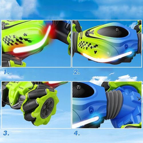 SAMOCHÓD ZDALNIE STEROWANY RĘKĄ GESTAMI 4X4 AUTO RC 2 W 1 GARNITUR na Arena.pl