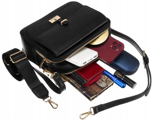 Listonoszka damska Peterson torebka na ramię z paskiem ze skóry eko modna na Arena.pl