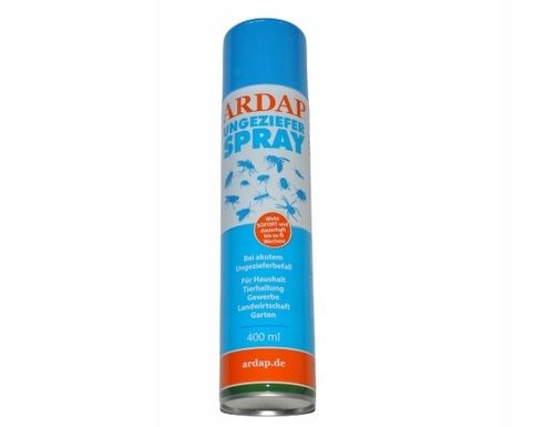 Ardap Spray 400ml Preparat na insekty zewnętrzne na Arena.pl