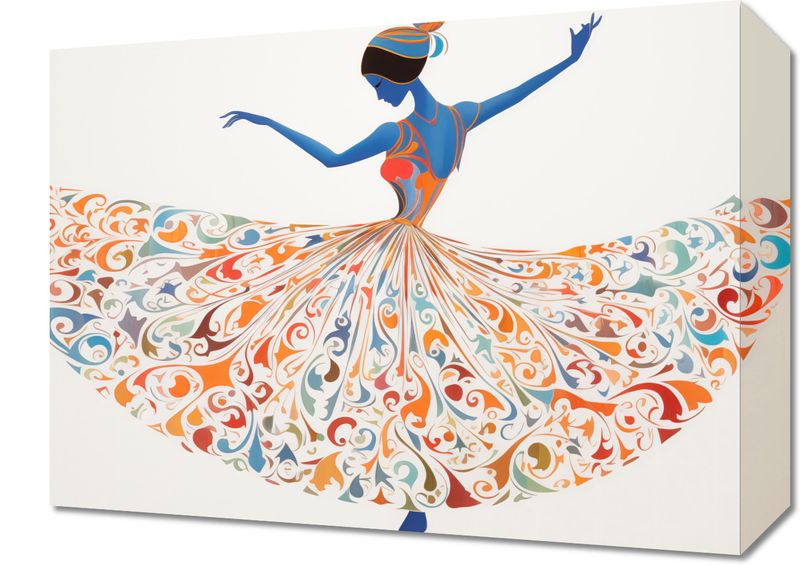 Obraz 40x30cm Wirująca Balerina zdjęcie 1