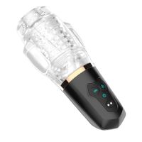 wibrujący masturbator dla mężczyzn tryb ssania wodoodporny wibrator