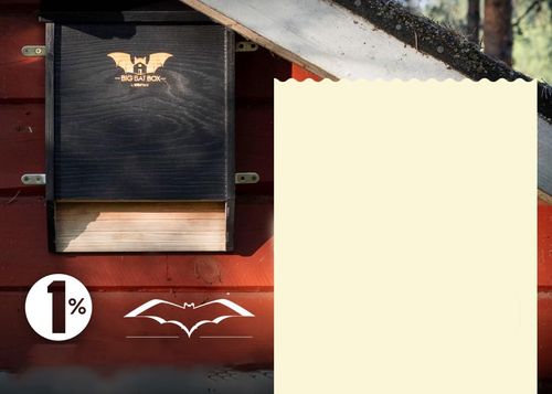 Domek dla nietoperzy WildYard dwukomorowy budka z naturalnego drewna na Arena.pl