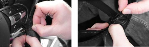 POKROWIEC NA KIEROWNICĘ CZARNY na Arena.pl