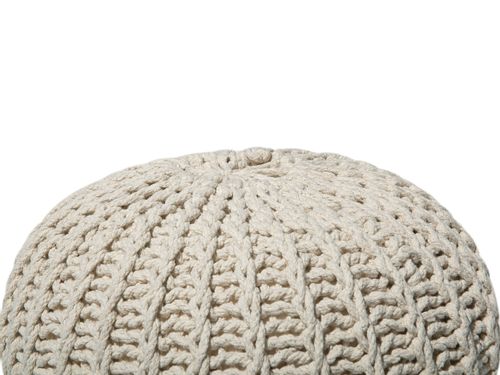 Puf 50 x 35 cm beżowy CONRAD II na Arena.pl