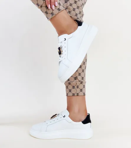 Białe skórzane sneakersy Vinceza 40 na Arena.pl