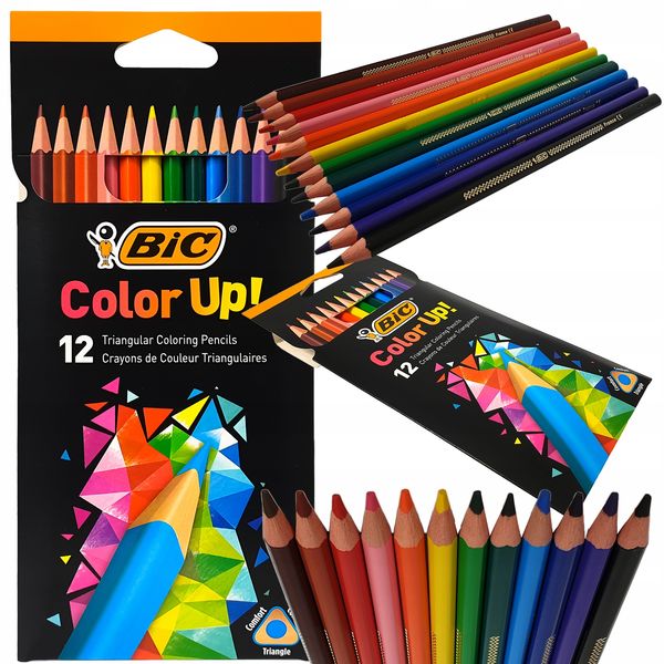 Kredki Bic Evolution Color Up 12Kol 9157 zdjęcie 4