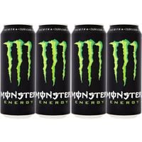 Monster Energy Gazowany napój energetyczny 500 ml x 4 sztuki