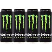 Monster Energy Gazowany napój energetyczny 500 ml x 4 sztuki