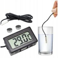 TERMOMETR ELEKTRONICZNY Z SONDĄ DO AKWARIUM POKOJOWY CZUJNIK TEMPERATURY