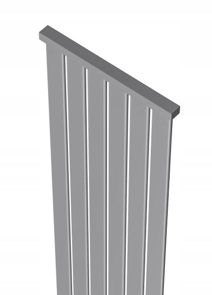 Grzejnik dekoracyjny LOTUS 100x61 SREBRNY 4 LUTY zdjęcie 5