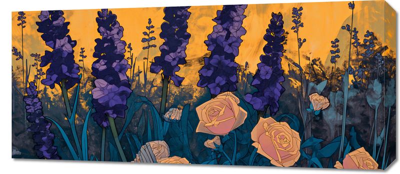 Obraz 90x40cm Złoty Ogród zdjęcie 1
